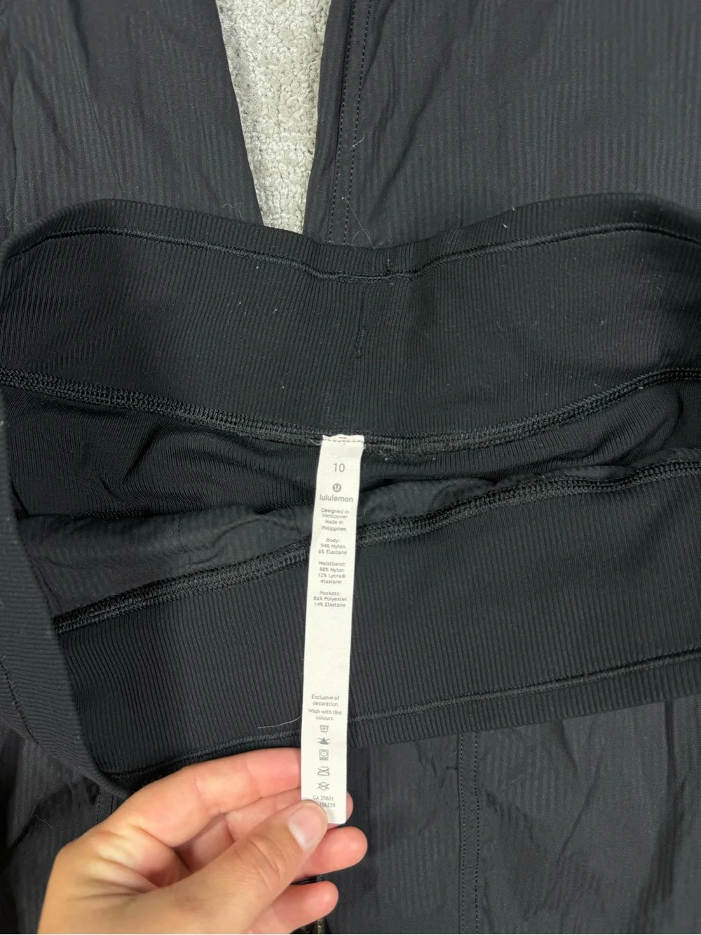 Lululemon Dance Studio Mid-Rise Jogger Full Length Black Size 10